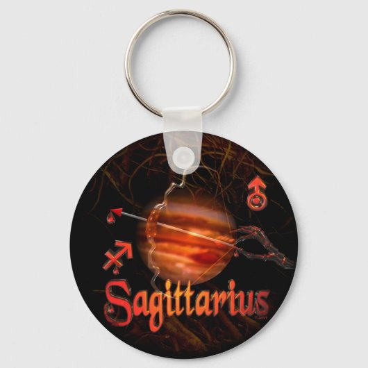 Valxart gothic Sagittarius zodiac Schlüsselanhänge Schlüsselanhänger (Vorderseite)