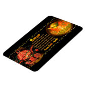 Valxart Gothic zodiac geboren Leo Virgo Cusp Magnet (Linke Seite)