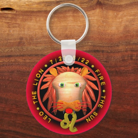 Valxart Leo zodiac Schlüsselanhänger (Vorderseite)