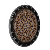 Valxart Leopard Dartboard Dartscheibe (Vorderseite Links)