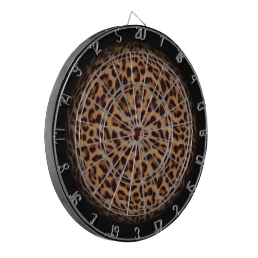 Valxart Leopard Dartboard Dartscheibe (Vorderseite Links)