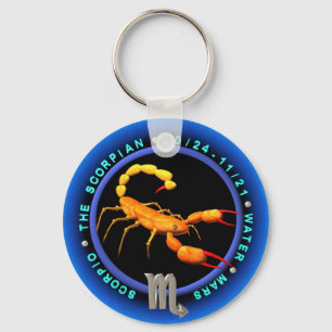 Valxart Scorpio zodiac Logo Schlüsselanhänger