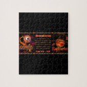 Valxart Skorpions-Schützetierkreis Spitze Puzzle (Vertikal)