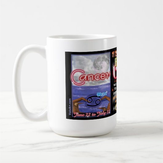 Valxart Tierkreis-Spitze großer 15 Unze Tasse (Links)