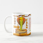 ValxArt Tierkreiserdschlange Schütze geborenes Kaffeetasse (Links)