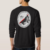 VAM: Zermatt Matterhorn Montaniers Sammlung Sweatshirt (Rückseite)