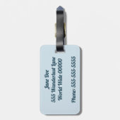 Vamonos Gepäckanhänger (Rückseite vertikal)