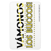 VAMONOS Los Buccos! Magnet mit Adresse XL (Vertikal)