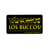 Vamonos Los Buccos Stickers Adressaufkleber (Vorne)