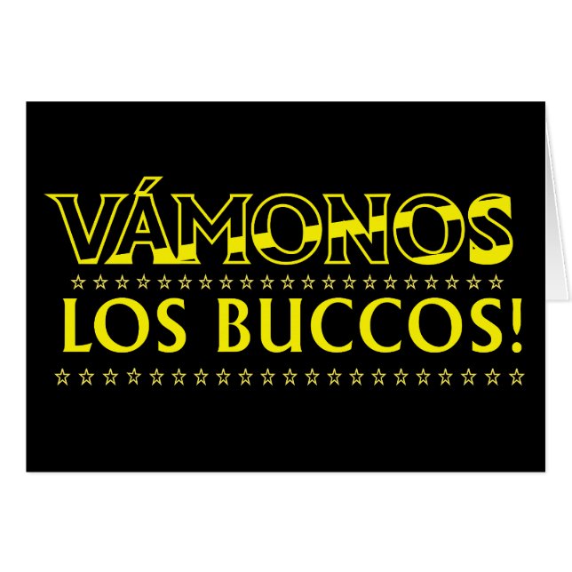 VÁMONOS LOS BUCCOS! Tarjeta (Vorderseite (Horizontal))