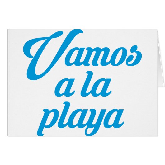 VAMOS A LA PLAYA (Vorderseite (Horizontal))