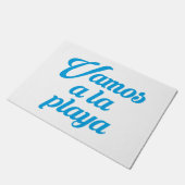 VAMOS A LA PLAYA FUßMATTE (Schrägansicht)