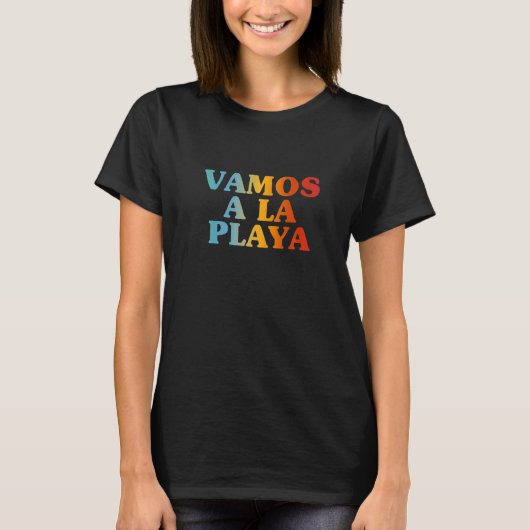Vamos a la Playa Lasse zum sonnigen Sonnenaufgang T-Shirt (Vorderseite)