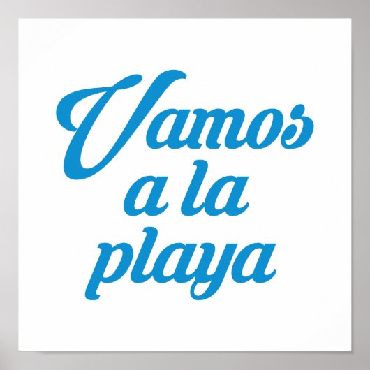VAMOS A LA PLAYA POSTER (Vorne)
