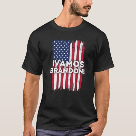 VAMOS BRANDON Spanisch Lasse Brandon Vertical Fla T-Shirt (Vorderseite)