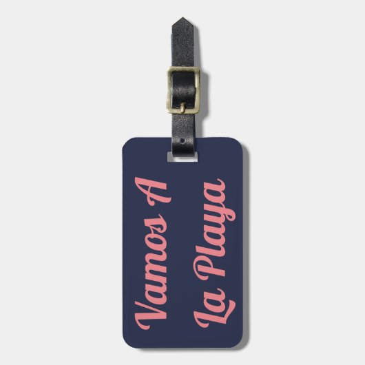 Vamos ein La Playa Gepäckanhänger (Vorderseite vertikal)