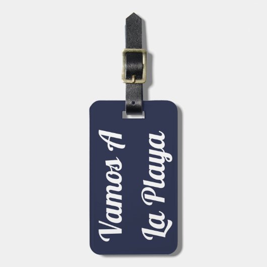 Vamos ein La Playa Gepäckanhänger (Vorderseite vertikal)