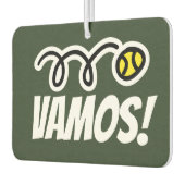 Vamos! Funny gelb Tennisball Luftkühler Autolufterfrischer (Links)