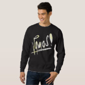 Vamos | handgeschriebene Graffiti-Typografie Sweatshirt (Vorne ganz)