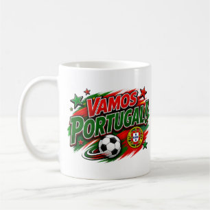 VAMOS PORTUGAL! Fan Portugiesischer Stolz Fußbal Kaffeetasse