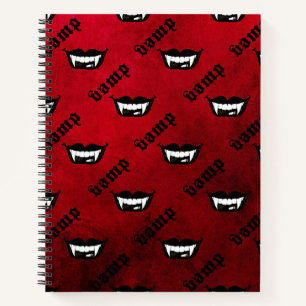 Vamp Gothic Red Notizblock