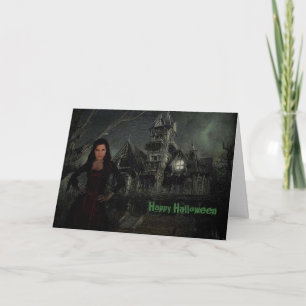 Vamp Halloween Card Karte