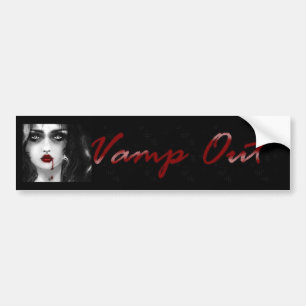 Vamp-heraus Autoaufkleber