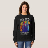 Vamp Security Easy Halloween Costume Sweatshirt (Vorne ganz)