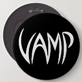 Vamp Text (schwarz/weiß) Button (Vorne & Hinten)