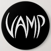 Vamp Text (schwarz/weiß) Button (Vorderseite)