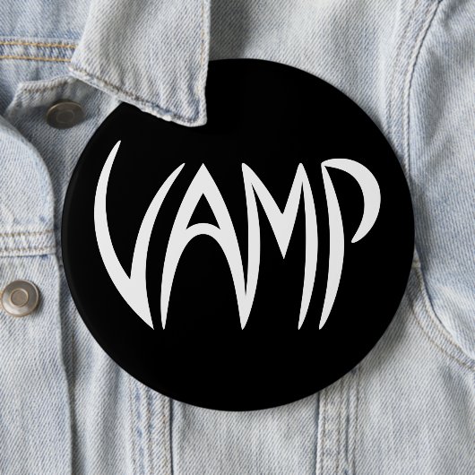 Vamp Text (schwarz/weiß) Button (Beispiel)