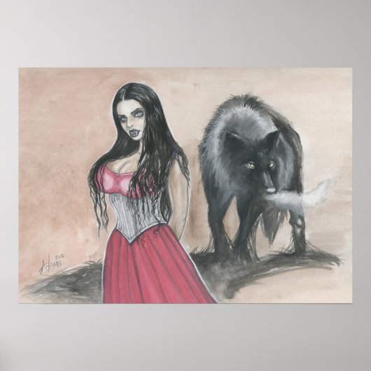 Vamp und Wolf Poster (Vorne)