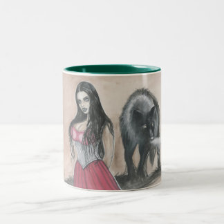 Vamp und Wolf Zweifarbige Tasse