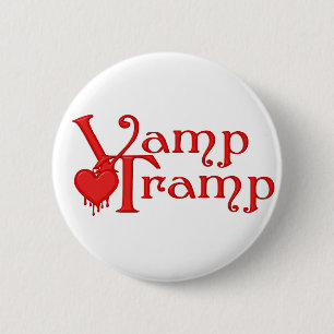 Vamp-Vagabund-angemessene Held-Reihe Button