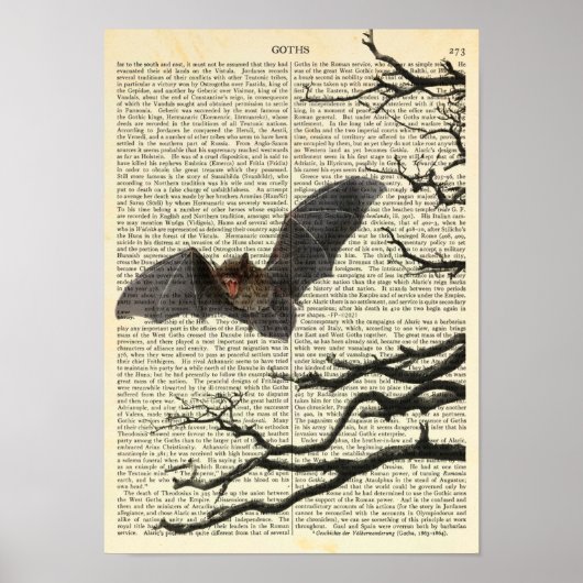 Vampir Bat, Gotik, Dracula, Bat, Natur Poster (Vorne)