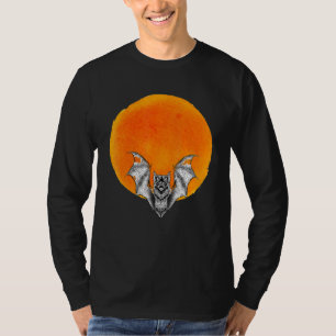 Vampir-Bat mit Vollmond-Magie T-Shirt