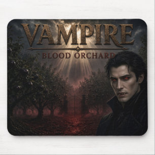 Vampir-Blutorchidee Dunkler Realismus Mousepad