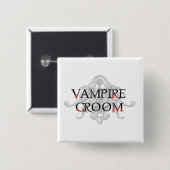 Vampir Bräutigam Button (Vorne & Hinten)
