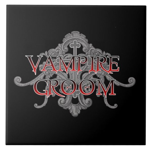 Vampir Bräutigam Fliese (Vorderseite)