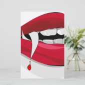 Vampir Briefpapier (Stehend Vorderseite)