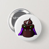 Vampir-Cupcake-Button Button (Vorne & Hinten)