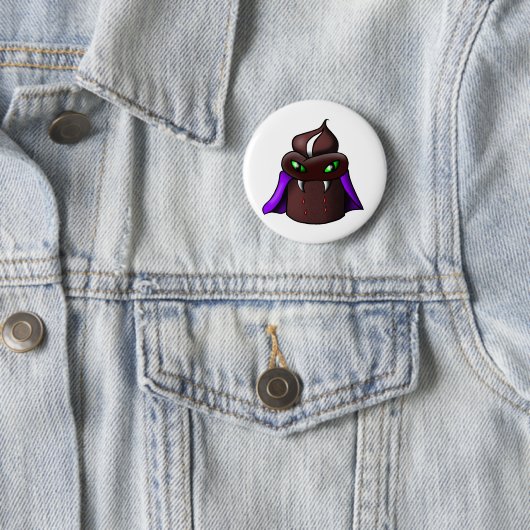 Vampir-Cupcake-Button Button (Beispiel)