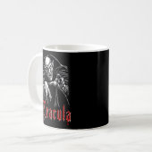 Vampir Dracula Kaffeetasse (Vorderseite Links)