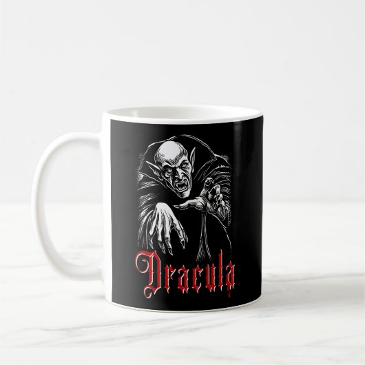 Vampir Dracula Kaffeetasse (Links)