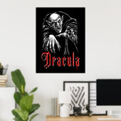 Vampir Dracula Poster (Heimbüro)