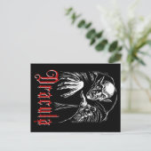 Vampir Dracula Postkarte (Stehend Vorderseite)