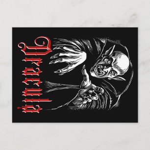 Vampir Dracula Postkarte