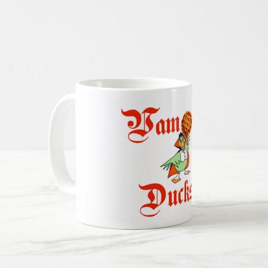 Vampir duckt 1 Logo Kaffeetasse (Vorderseite Links)
