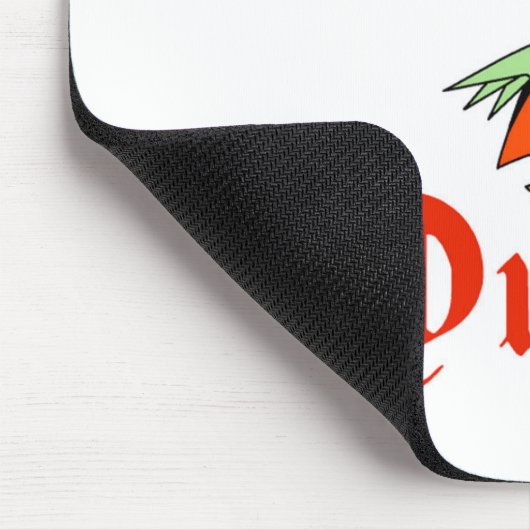 Vampir duckt Logo Mousepad (Ecke)