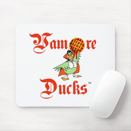 Vampir duckt Logo Mousepad (Mit Mouse)